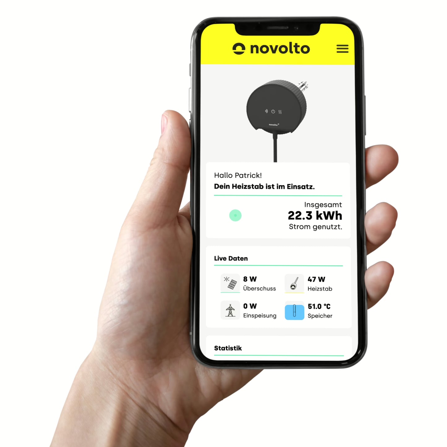 novolto P2300 (thermoplongeur de 2,3 kW)